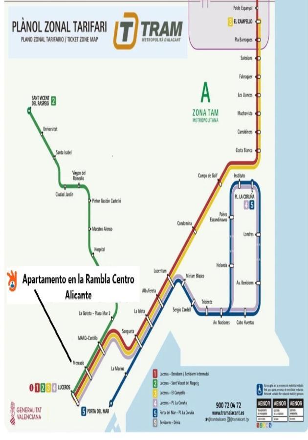 Apartamento En La Rambla Centro Alicante C المظهر الخارجي الصورة